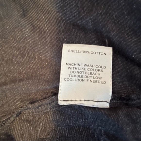 Brooklyn Industries black shirt dress shirt sleeved size medium - Picture 7 of 8